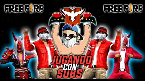 Free Fire En Vivo💎jugando Salas Y Clasificatorias🔴con Subs En Directo