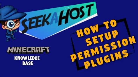 Minecraft Server Tutorial How To Setup A Permissions Plugin On Your Minecraft Server Youtube
