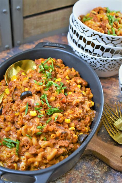 Vegan Chorizo Mexican Goulash Is Comfort Food Recipe For A Party