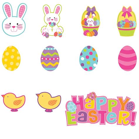 Happy Easter Cutouts 30ct Party City