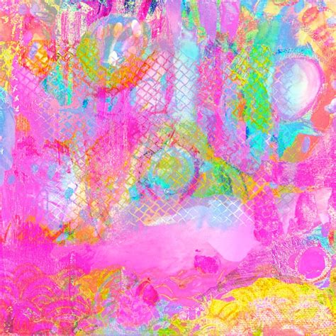 Pink Pastel Colorful Abstract Art Digital Art Print Download Etsy