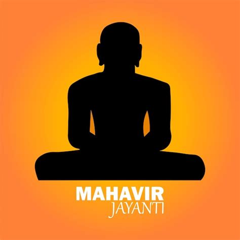 Premium Vector Illustration Of Mahavir Jayanti Celebration Background