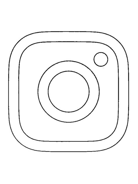 Kleurplaat Instagram Logo Leukekleurplaten Nl
