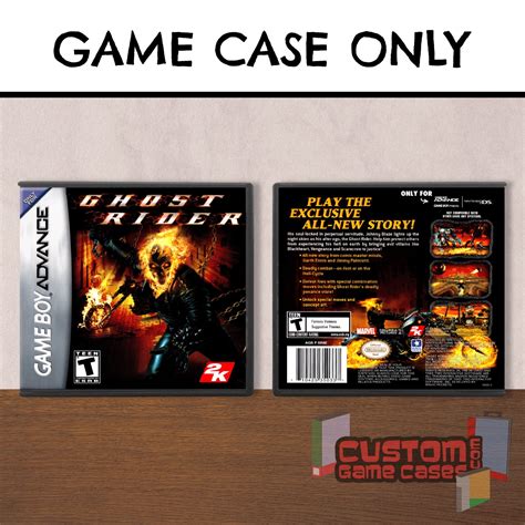 Ghost Rider Gba Game Boy Advance Game Case With Cover