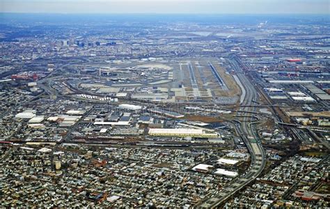 Aerial View Of The New Jersey Turnpike And Newark Liberty