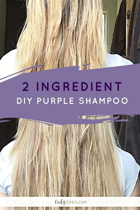 Ana is a fan of tanned skin. 2 Ingredient DIY Purple Shampoo | Diy hair toner, Purple ...