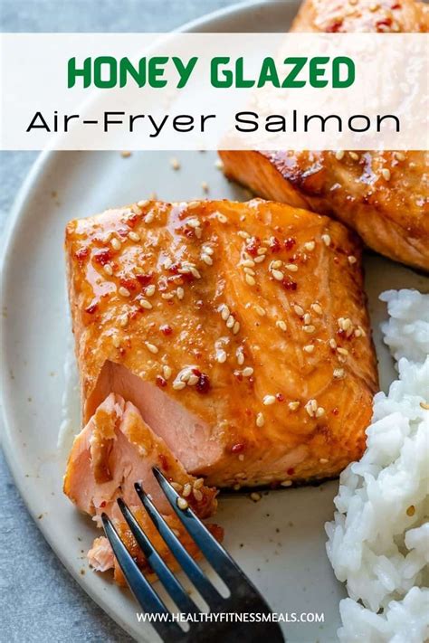 Honey Glazed Air Fryer Salmon Recipe Air Fryer Recipes Salmon Air
