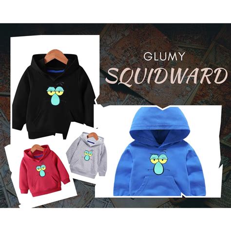 Squidward Hoodie Jacket For Kids 2 10 Years Old Shopee Philippines