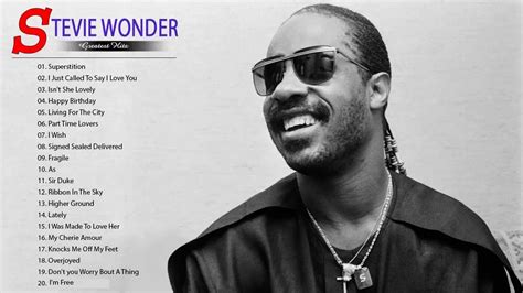 Stevie Wonder Greatest Hits Best Songs Of Stevie Wonder Full Playlist