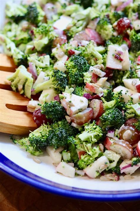 Best And Easiest Vegan Broccoli Salad The Cheeky Chickpea