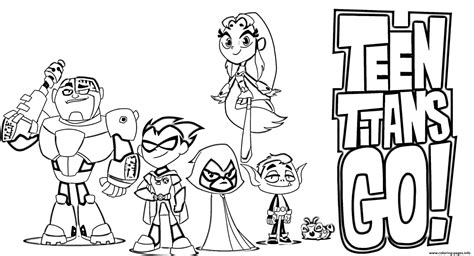 Coloring Pages From Teen Titans