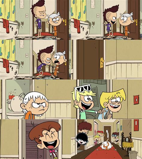 Loud House Lincoln Gets A Swirly From Luke By Dlee1293847 On Deviantart