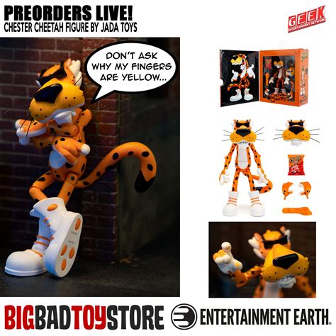 Jada Reveals Cheetos Chester Cheetah Action Figure And Preorders Live