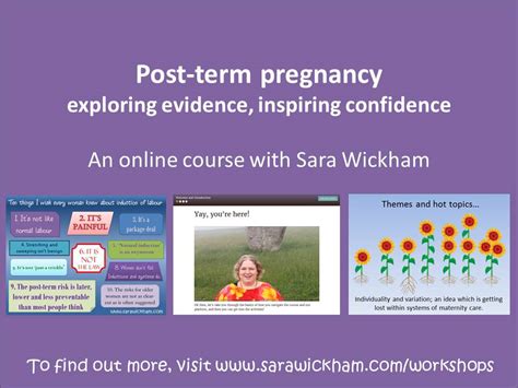 Post Term Pregnancy Online Course Now Available Dr Sara Wickham