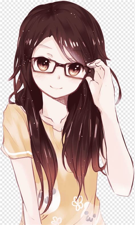 Personaje De Anime Femenino Con Gafas Nerd Anime Dibujo Manga Anime