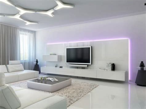 Moderne wohnwandmöbel in weiß & grau mit led beleuchtung risov. Wohnwand modern: 30+ coole Ideen und Anregungen ...