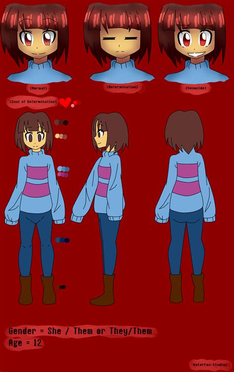 Frisk Ds Reference By Waterfox Studios On Deviantart