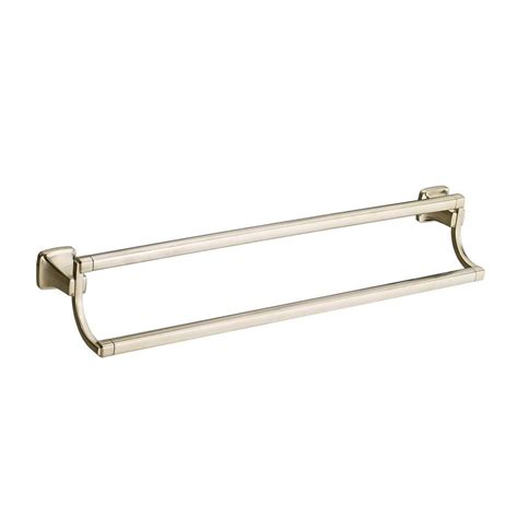 Bath sheet sizes can vary quite a bit from one brand to another; American Standard Townsend 24 in. Double Towel Bar in ...