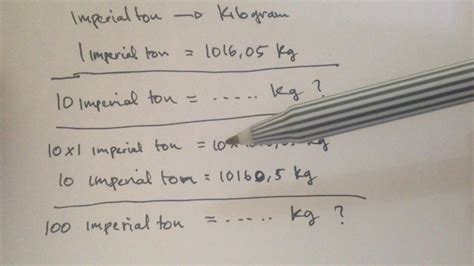Kg) is the si base unit of mass. Convert Imperial ton to Kilogram - Conversion - YouTube