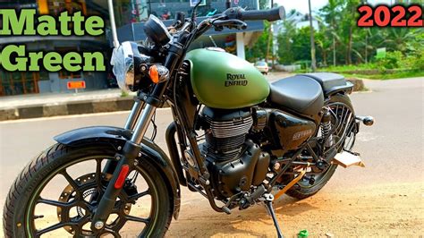 Royal Enfield Meteor 350 New Model New Matte Green Colour 🔥🔥 Youtube