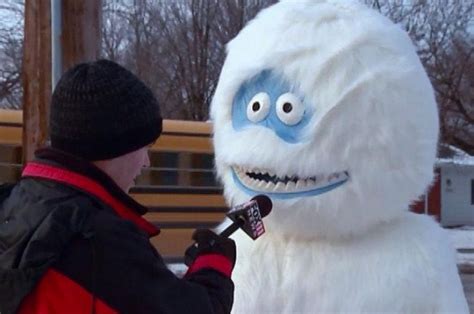 Here Is A Woman Dressed As The Abominable Snow Monster Walking Her Dog