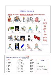 english worksheets pronouns worksheets page