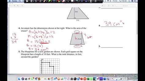 6th Grade Study Guide Geometry Youtube