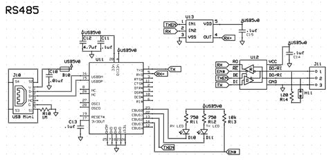Rs232 To Rs485 Converter Schematics Wiring Diagram