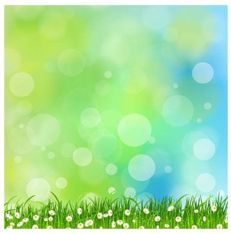 Butterflies tree plants rocks shadow float grass roots environment leaves surreal fantasy floating island nature. Spring background with daisy Free Vector / 4Vector