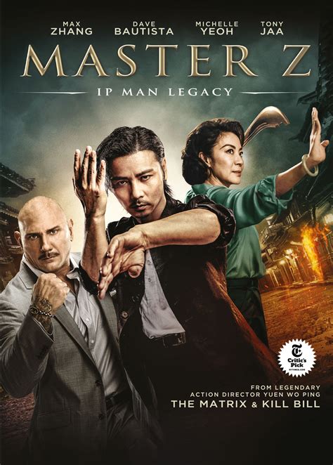 Max zhang, dave bautista, liu yan, michelle yeoh, tony jaa, kevin while anticipation builds for the 2019 release of ip man 4, with all of its furore around the inclusion of bruce and boyka, it shouldn't be forgotten that. Master Z: The Ip Man Legacy DVD 2018 - Best Buy