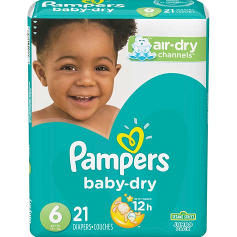 Pampers Baby Dry Size 6 Jumbo 21 Ct Diapers Baby And Toys Shop The