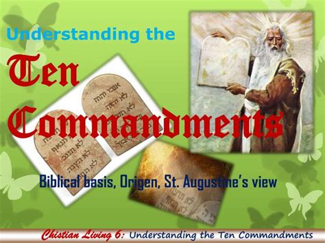 Ppt Understanding The Ten Commandments Powerpoint Presentation Free