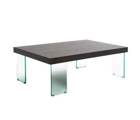 Designed with two tiers, one of transparent glass and the base as white gloss, the emulsion white coffee table emulates the separation of elements. Contemporary Coffee table with Glass legs Carlo | Contemporary