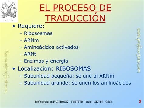 Ppt El Proceso De Traducci N La Bios Ntesis De Prote Nas Powerpoint