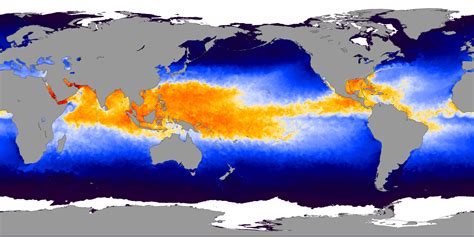 Atlantic Ocean Temperatures At End Of June 2009 Image Of The Day