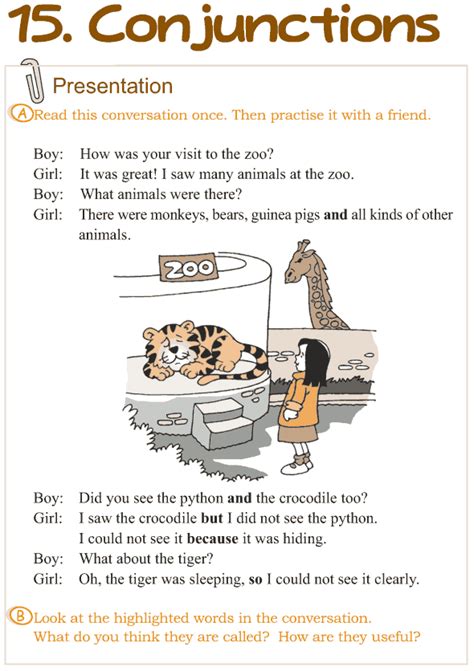 Part of a collection of free grammar and writing worksheets from k5 learning. Grade 3 Grammar Lesson 15 Conjunctions | Grammar lessons, English grammar, Advanced english ...