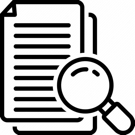Investigations Inspection Search Review Survey Case Document Icon
