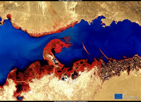 Lake Balkhash Kazakhstan Copernicus