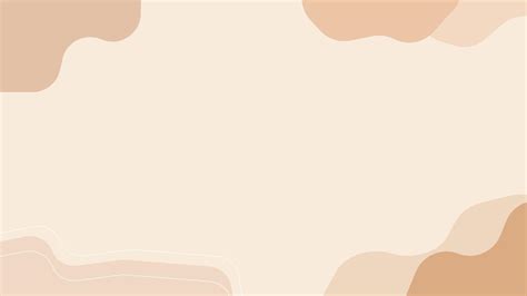 Cute Brown Aesthetic Abstract Minimal Background Perfect For Wallpaper