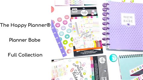 The Happy Planner® Planner Babe Full Collection Youtube
