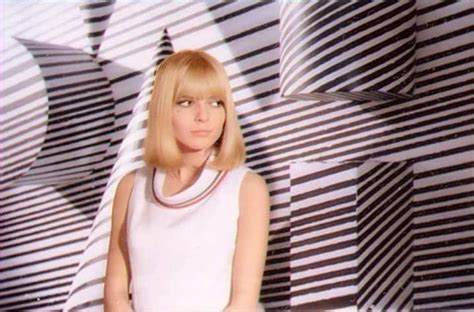 france gall isabelle gall french pop portrait photography striped top olds 1960s clothes