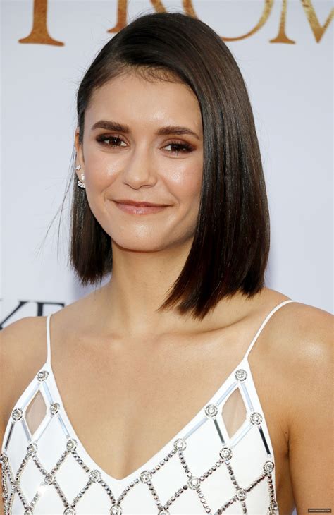 Ideal Nina Dobrev Short Hair Shoulder Length Mother Of The Bride Hairstyles Fancy Braided For