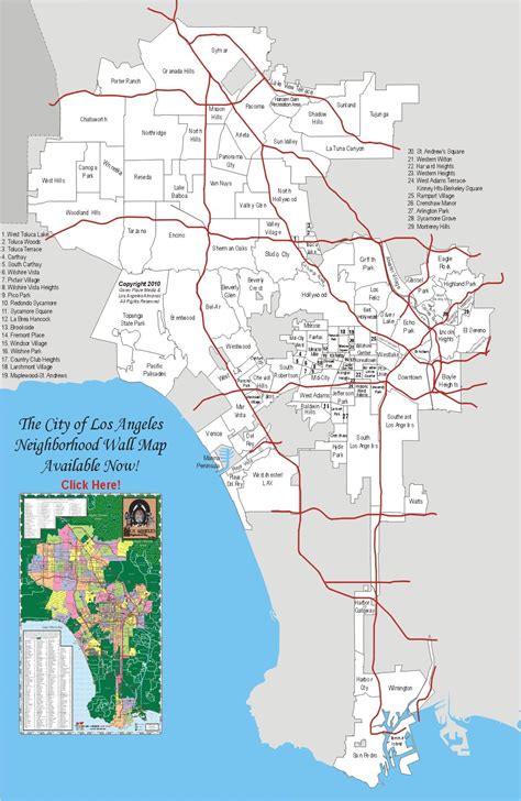 Map Of The City Of Los Angeles Zip Code Limialternative