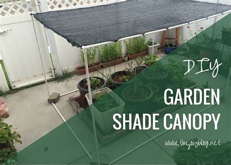 A Simple Tutorial On How To Build Your Own Garden Canopy Using Shade