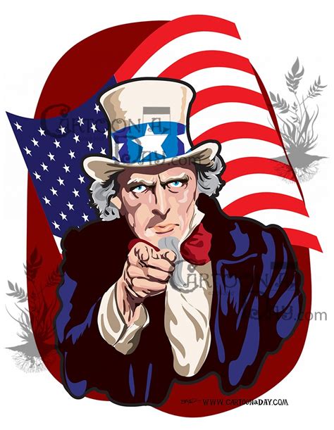 Uncle Sam Cartoon I Want You