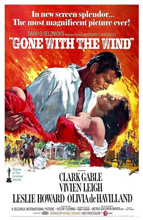 Gone With The Wind Vintage Movie Poster Digital Art By Megan Miller