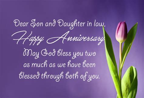 Happy anniversary daughter son in law happy anniversary. Pin on Anniversary Wishes for Son and Daughter in Law