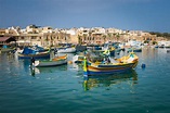 364 Colored Fishing Boat 2c Malta Stock Photos - Free & Royalty-Free ...