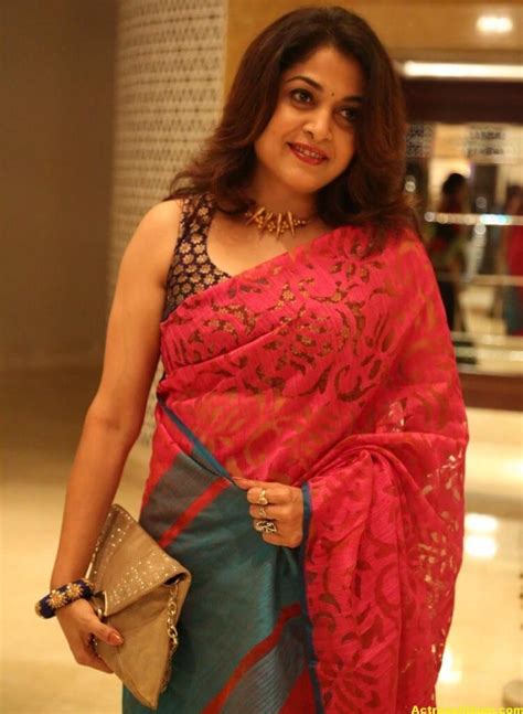 Actress Ramya Krishna Photos In Red Saree Actress Album