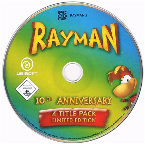 Rayman 10th Anniversary Collection 2005 Box Cover Art Mobygames
